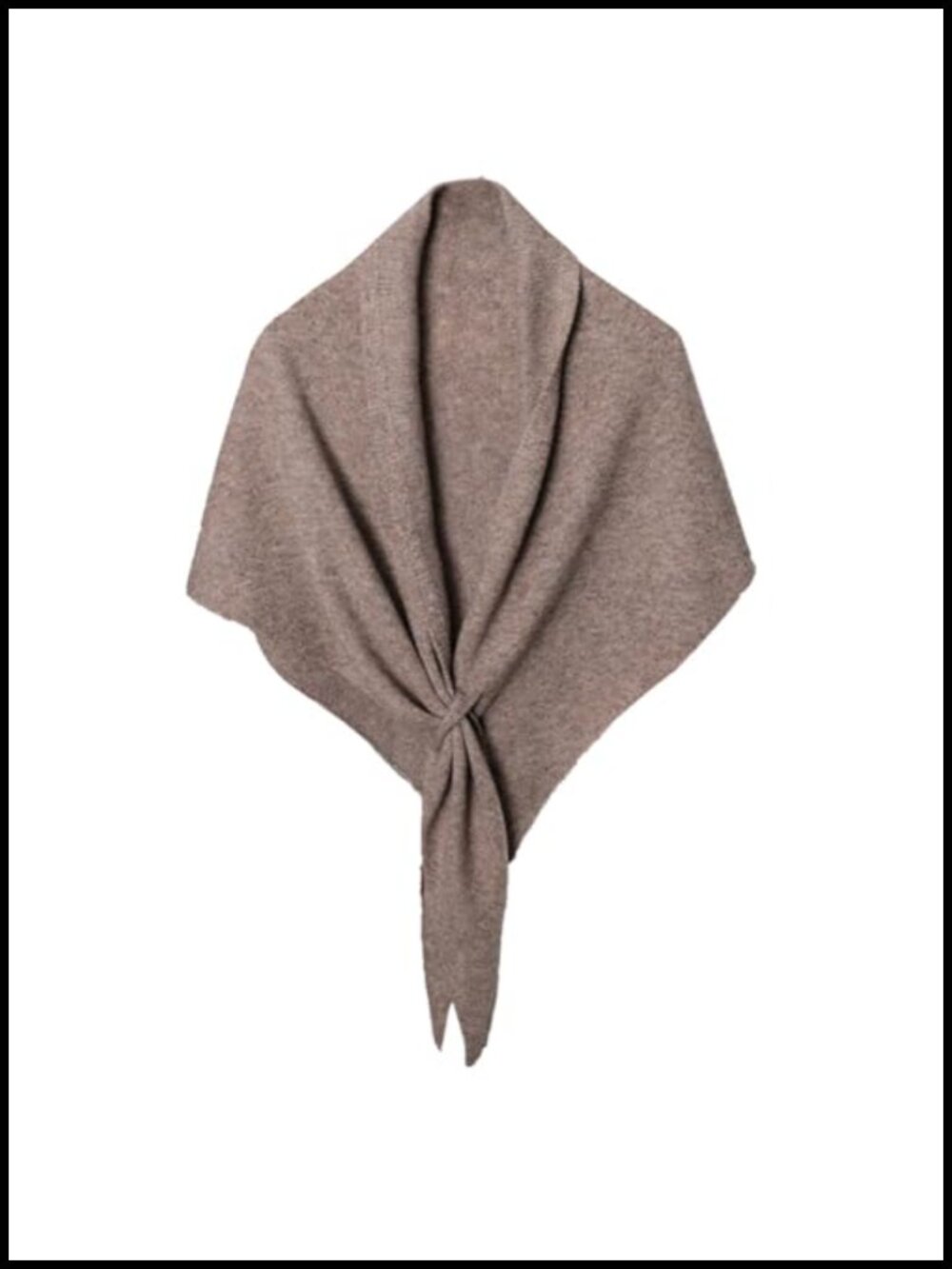 Knit Triangle Shawl Wrap Women Tie Up Knotted Pashmina Scarf Fall Winter